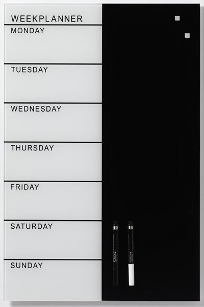 Naga Magnetic Glass Week Planner 40x60cm
